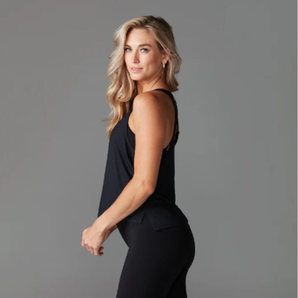 Tavi Crop Racerback Tank - Picture 3 of 5